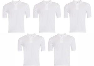 Polo Shirt Multi Pack - 5 x Polo Shirt (White)