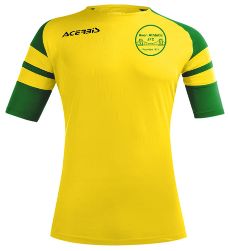 Avon Athletic YouthFC Kemari T-Shirt/Jersey (Yellow/Green)