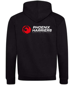Frampton Phoenix Harriers Zip Hoodie (Black/Red)