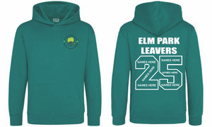 Elm Park Primary School Year 6 2025 Leavers Hoodie (Jade)