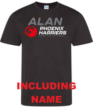 Load image into Gallery viewer, Frampton Phoenix Harriers Running Club Cool T-Shirt (Black)