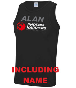 Frampton Phoenix Harriers Running Club Cool Vest (Black)