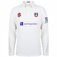 Load image into Gallery viewer, Hambrook CC Gray Nicholls Playing Shirt LS White