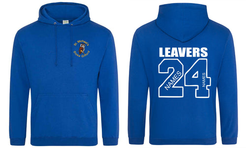 St Michaels CofE Primary School (STOKE GIFFORD) Year 6 2024 Leavers Hoodie (Royal Blue)