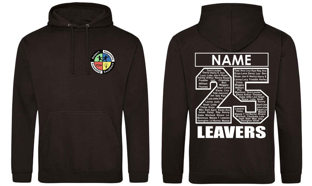 St Annes Primary School Year 6 2025 Leavers Hoodie (Black)