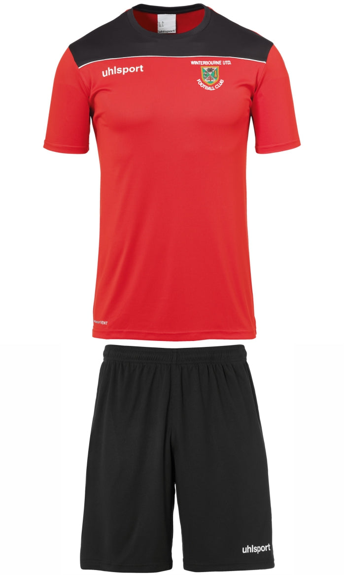 Winterbourne United FC Offence Training Kit (Red/Blk/Wht)