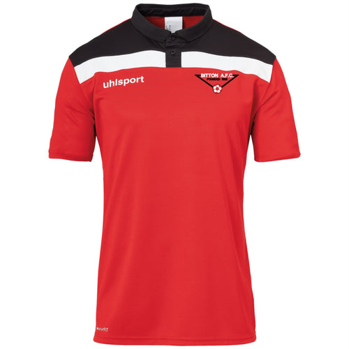 Bitton AFC Offence Polo Shirt (Red/Wht/Blk)