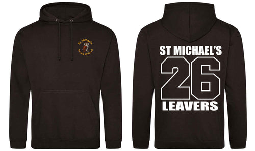 St Michaels CofE Primary School (STOKE GIFFORD) Year 6 2026 Leavers Hoodie (Jet Black)