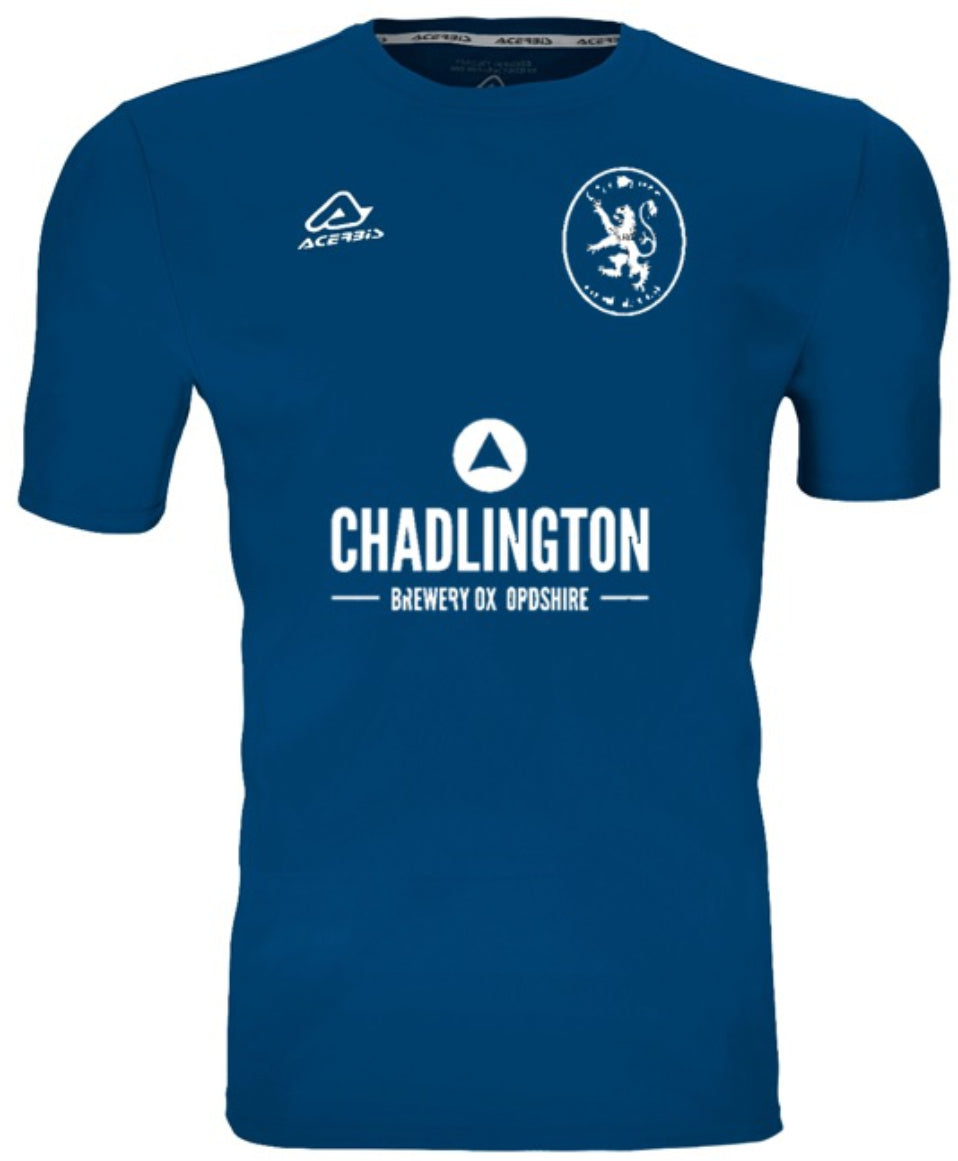Chadlington FC Mida Shirt S/S (Navy) Including Sponsors – tayz.co.uk
