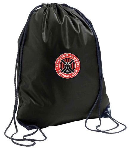 Frampton Rangers FC Gym Sack (Black)