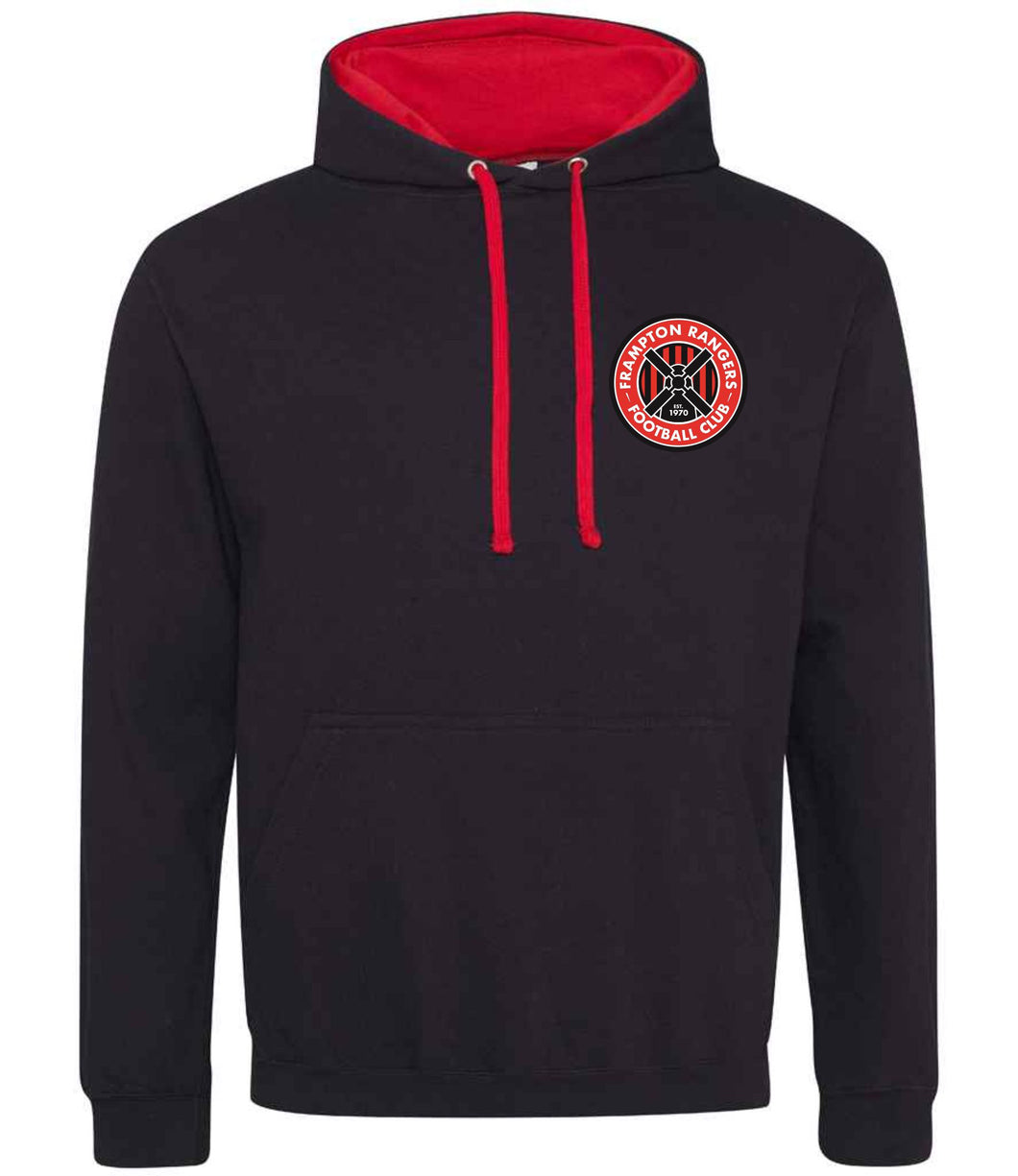 Frampton Rangers FC Hoodie (Black/Red)