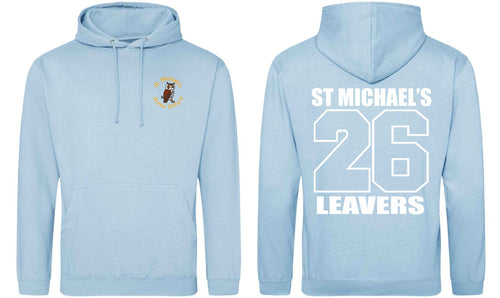 St Michaels CofE Primary School (STOKE GIFFORD) Year 6 2026 Leavers Hoodie (Ice Blue)