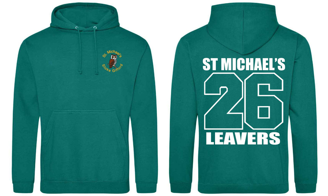 St Michaels CofE Primary School (STOKE GIFFORD) Year 6 2026 Leavers Hoodie (Jade)