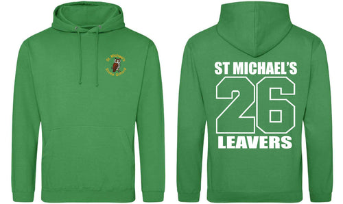 St Michaels CofE Primary School (STOKE GIFFORD) Year 6 2026 Leavers Hoodie (Kelly Green)