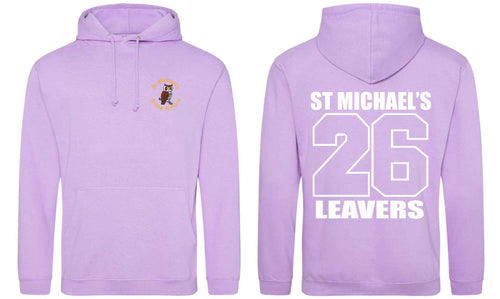 St Michaels CofE Primary School (STOKE GIFFORD) Year 6 2026 Leavers Hoodie (Lavender)