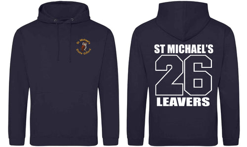 St Michaels CofE Primary School (STOKE GIFFORD) Year 6 2026 Leavers Hoodie (New French Navy)