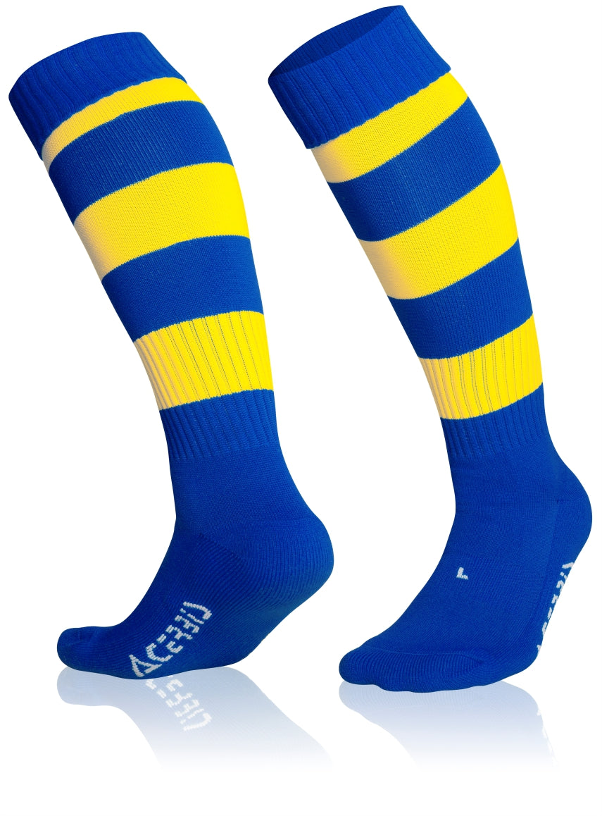 Double Socks (Royal Blue/ Yellow)