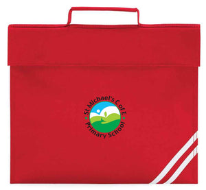 St Michaels CofE Primary School (Winterbourne) Classic Book Bag (Red)