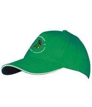 Load image into Gallery viewer, Warmley Rangers Anniversary 5 Panel Pre-Formed Peak Cap (Green/White)