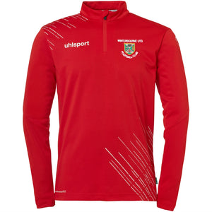 Winterbourne United FC Score 26 1/4 Zip Top (Red/Wht)