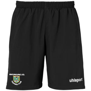 Winterbourne United FC Woven Shorts (Black)