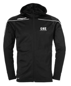 One Goalkeeper Academy Stream 22 Track Hood Jacket (Black)