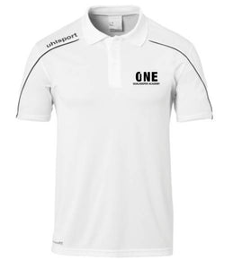 One Goalkeeper Academy Stream 22 Polo Shirt (White/Black)