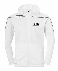 One Goalkeeper Academy Stream 22 Track Hood Jacket (White)