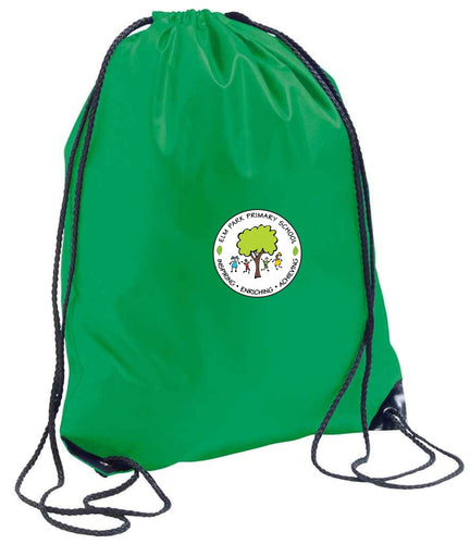 Elm Park Primary School Gymsack (Green)