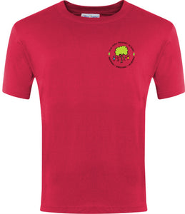 Elm Park Primary School P.E. T-Shirt (Red)