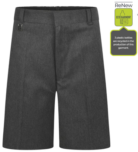 Bermuda Standard Fit Shorts - Eco Garment (Grey)