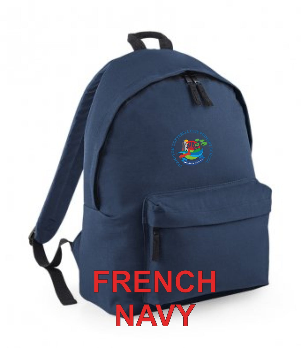 Frampton Cotterell CofE Backpack 9L (French Navy, Fuchsia, Camo and More)