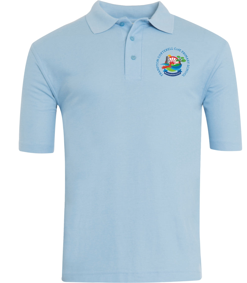 Frampton Cotterell CofE Classic Polo Shirt (Sky Blue)
