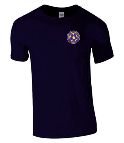 Greyfriars Athletic FC Ringspun T-Shirt - Navy Inc Initials