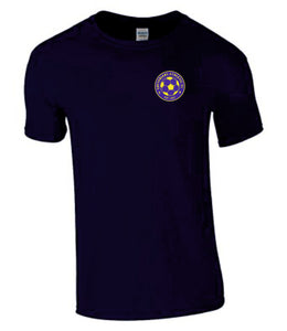 Greyfriars Athletic FC Ringspun T-Shirt - Navy Inc Initials
