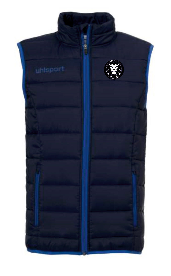Longreach Athletic FC Essential Ultra Lite Down Vest Inc Initials