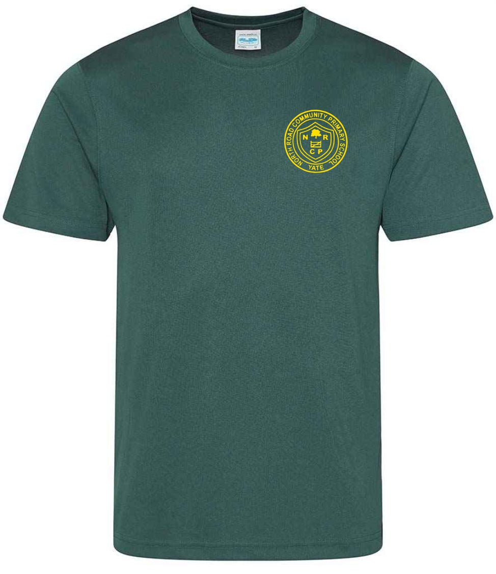 North Road Primary School P.E. T-Shirt (Bottle Green)
