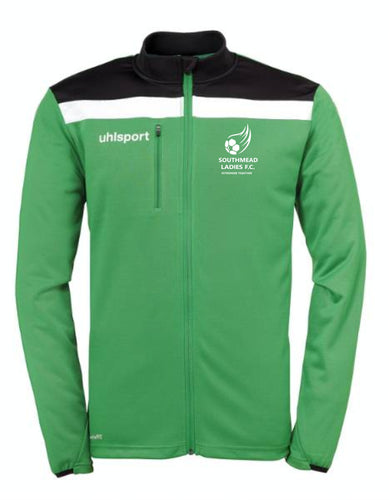 Southmead Ladies FC Poly Jacket (Green/Black/White)