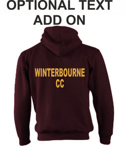 Winterbourne CC Unbranded Hoodie (Burgundy) - Adults
