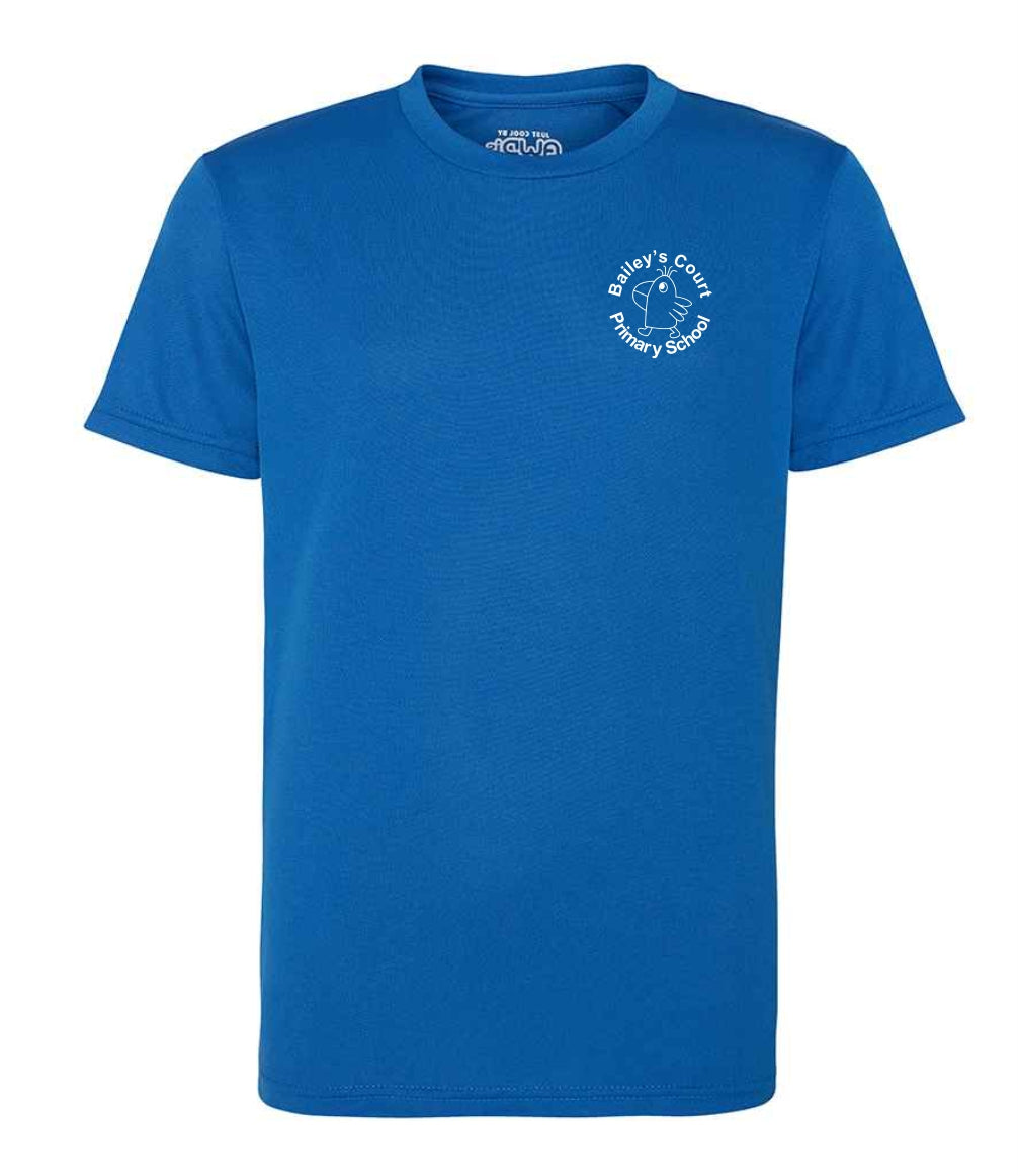 Bailey's Court Primary School P.E. T-Shirt (Blue)