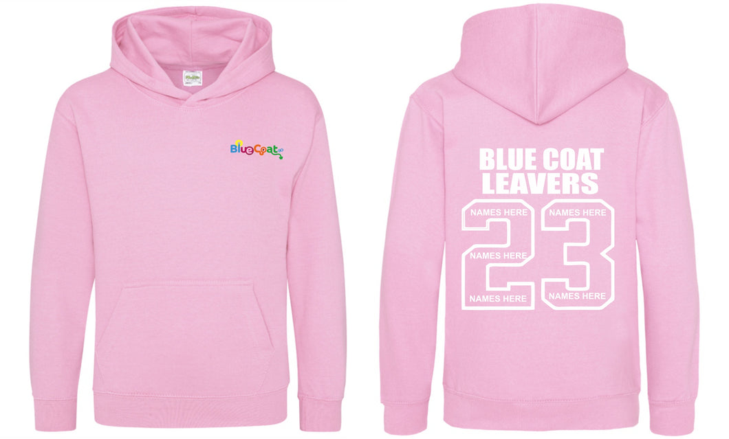 Baby pink leavers hoodie online