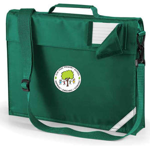 Elm Park Primary School Book Bag With Strap (Bottle Green)