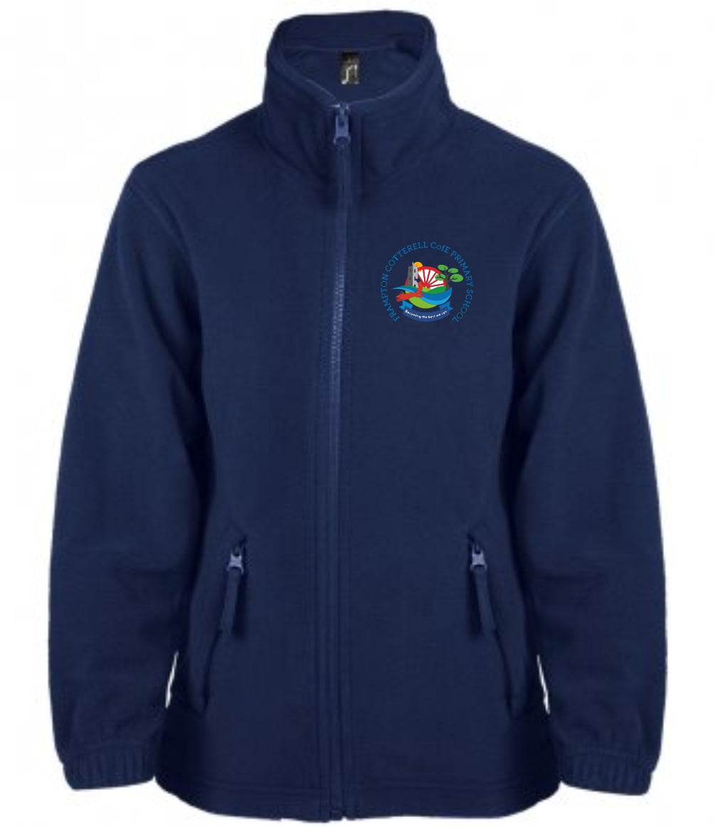 Frampton Cotterell CofE School Fleece Jacket (Navy)