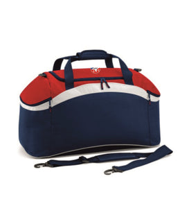 Hambrook CC Kit Bag Inc Initial - Navy/Red/White