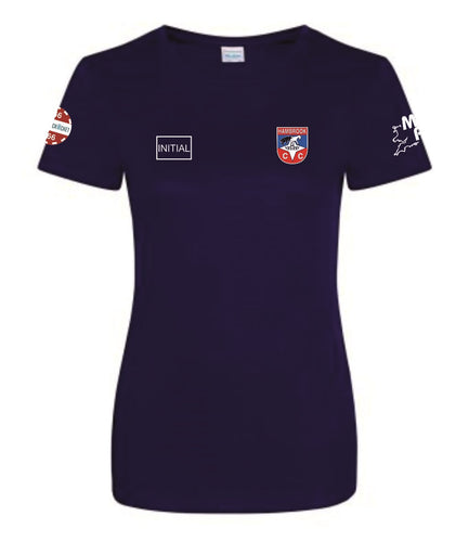 Hambrook CC Tech T-Shirt (Womens Fit) Oxford Navy