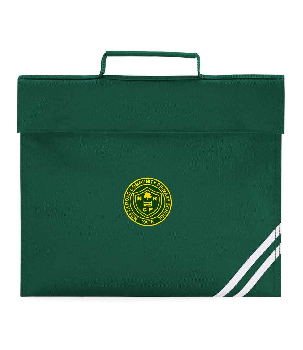 North Road Primary School Classic Book Bag (Bottle Green)