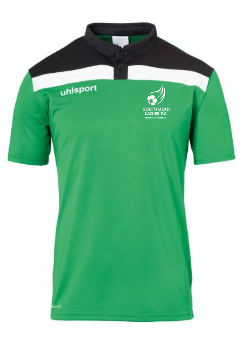 Southmead Ladies FC Polo Shirt (Green/Black /White)
