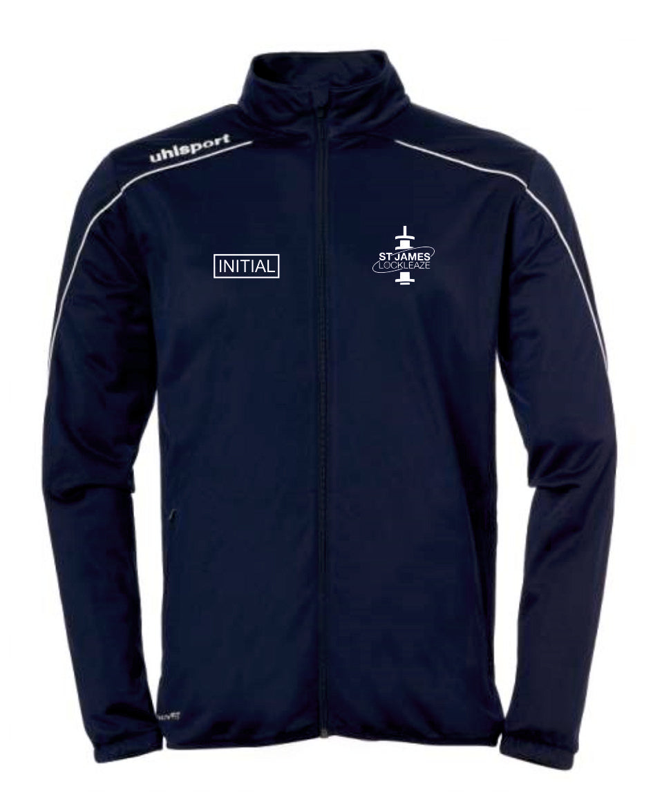 ST James Lockleaze FC Stream 22 Classic Jacket Inc Initials - Navy/White