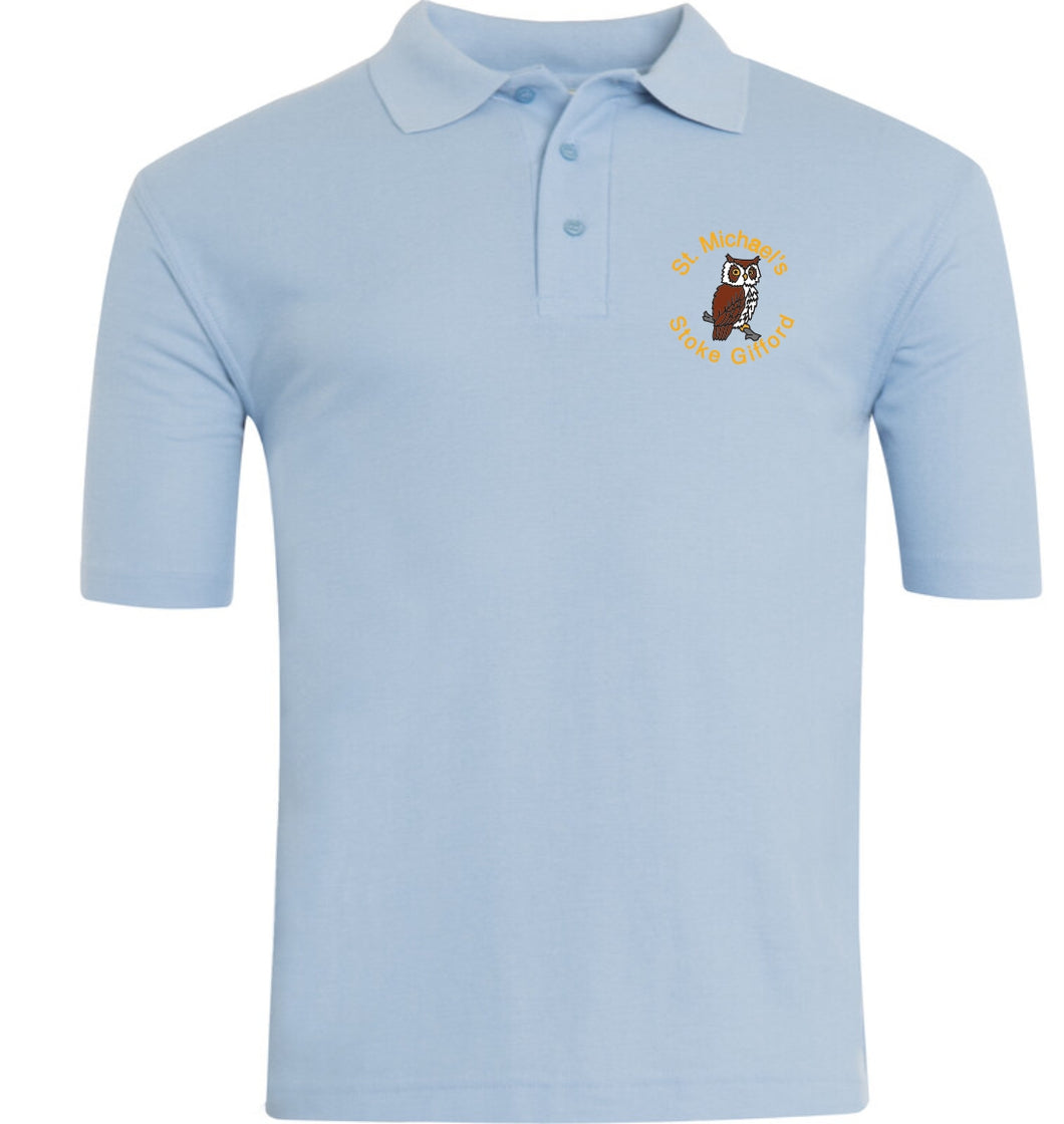 St Michaels CofE Primary School (Stoke Gifford) Classic Polo Shirt (Sky Blue)