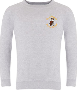 St Michaels CofE Primary School (Stoke Gifford) Classic Crew Neck Sweatshirt (Grey)